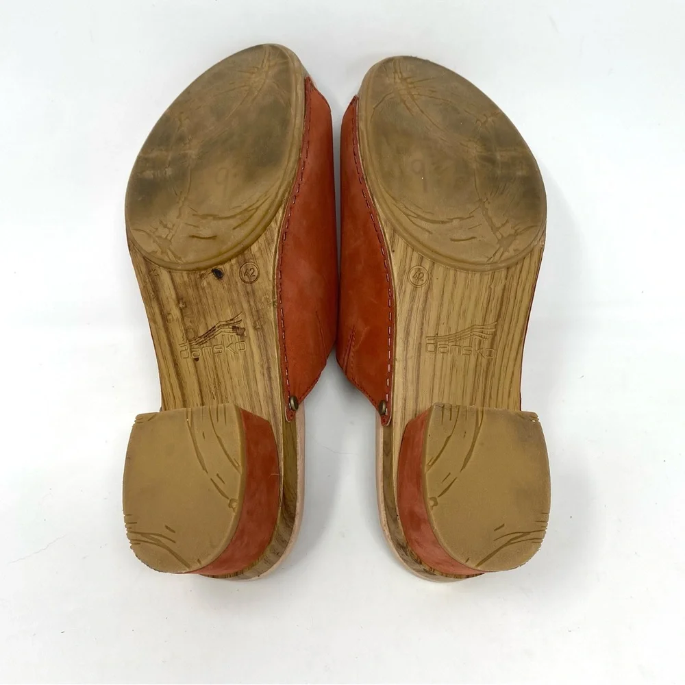 Dansko Maci Coral Nubuck Slide Sandals - Picture 12 of 13